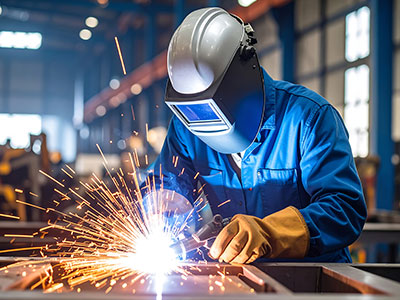 Schweißarbeiten vor Ort